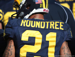 roy roundtree university of michigan football vs. northwestern 2012 at the big house in ann arbor